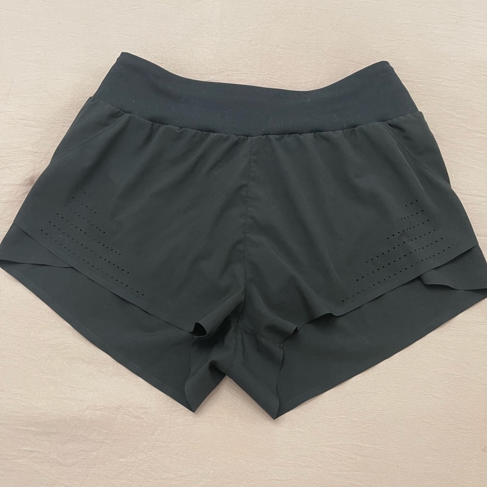 Black workout shorts